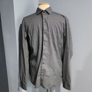 Ted Baker Endurance gray patterned dress shirt Size 16.5